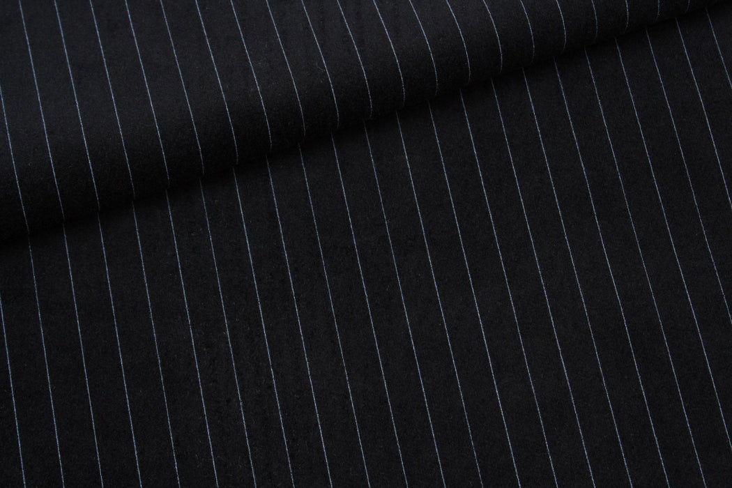 Cotton Stretch Woven Velvet - Stripes Print-Fabric-FabricSight
