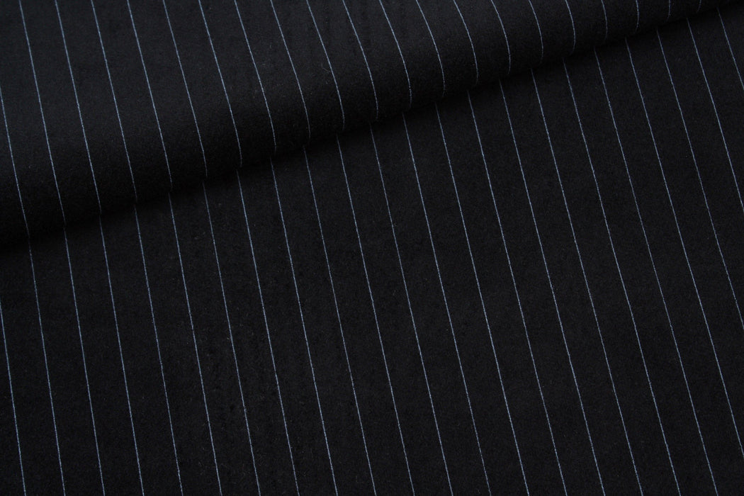 Cotton Stretch Woven Velvet - Stripes Print-Fabric-FabricSight