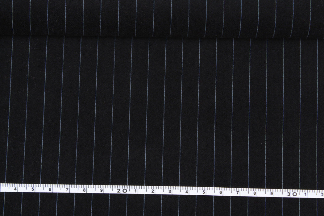 Cotton Stretch Woven Velvet - Stripes Print-Fabric-FabricSight