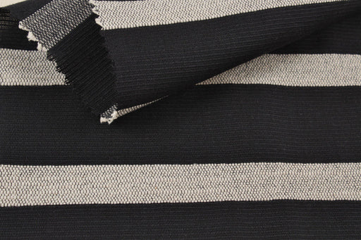 Cotton Striped Jacquard-Fabric-FabricSight