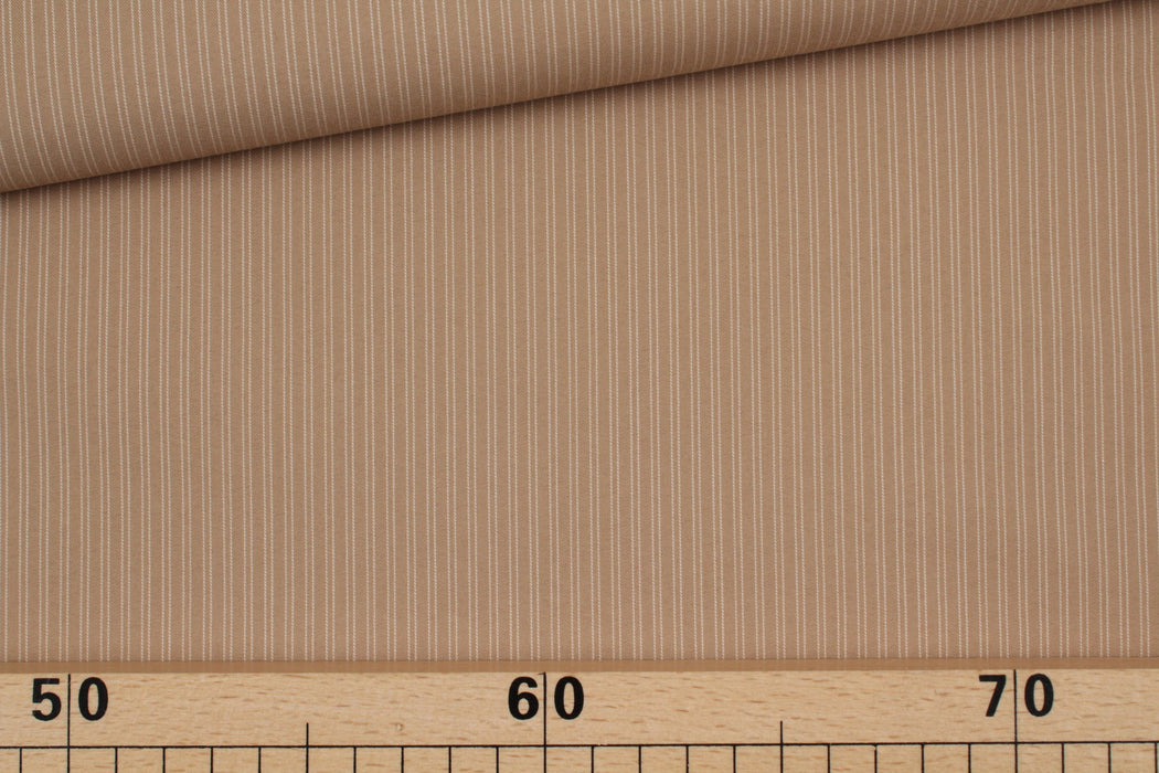 Cotton Twill for Separates - Stretch - Stripes-Surplus-FabricSight