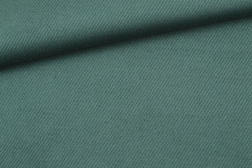Cotton Viscose Double Twill - Green-Fabric-FabricSight