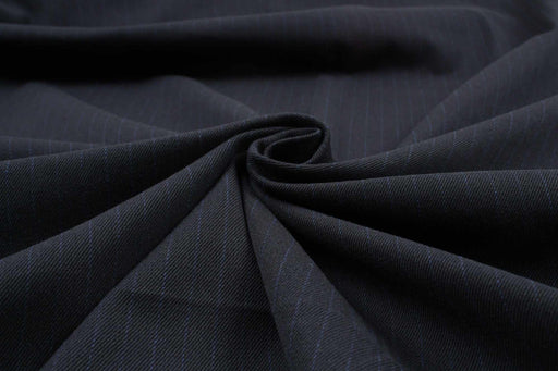 Cotton and Ecovero Viscose Twill for Bottoms and Jackets - Diplomatic Stripes-Fabric-FabricSight