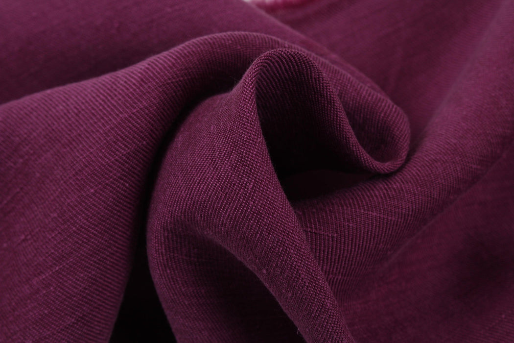 Cupro Linen Twill, Vegan Certified - STEFANY (+30 Colors)-Fabric-FabricSight