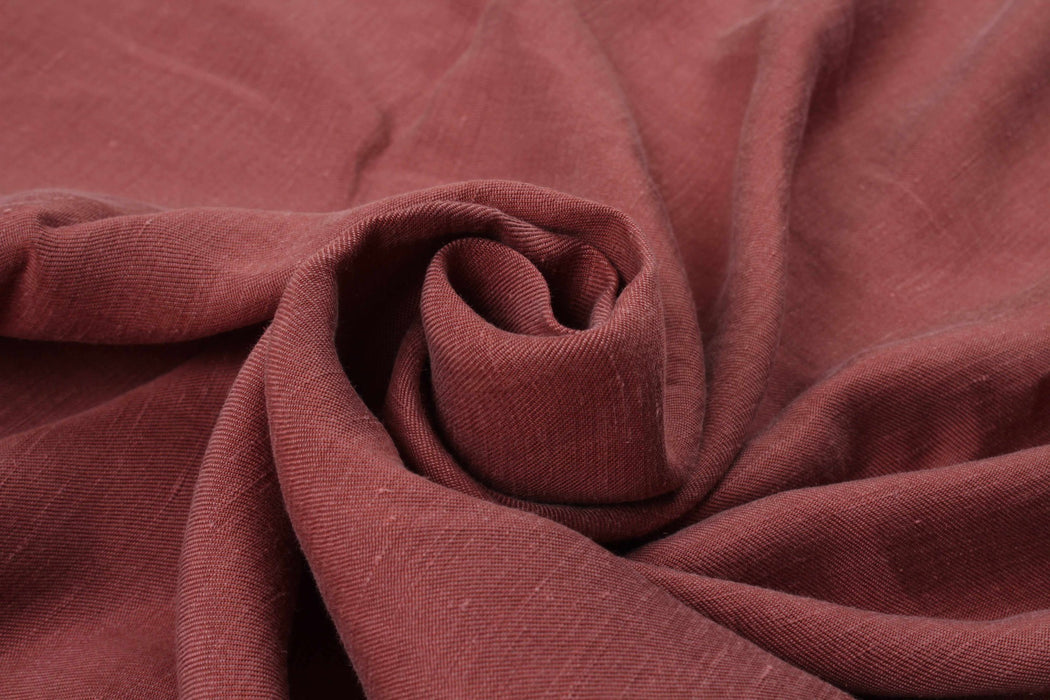 Cupro Linen Twill, Vegan Certified - STEFANY (+30 Colors)-Fabric-FabricSight