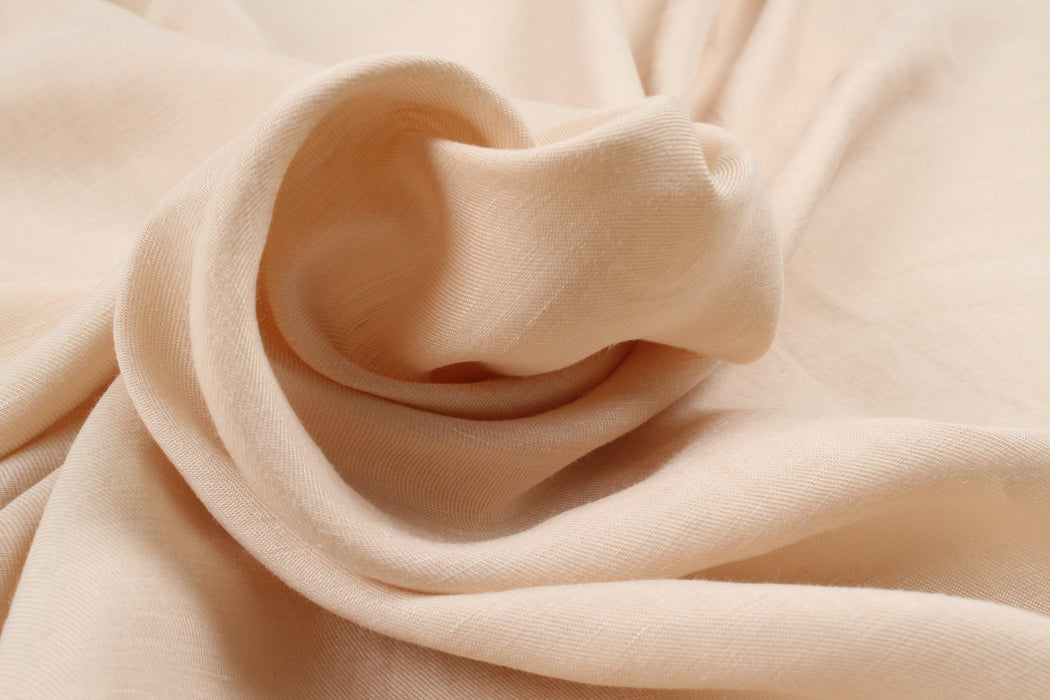 Cupro Linen Twill, Vegan Certified - STEFANY (+30 Colors)-Fabric-FabricSight