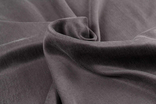 Cupro Viscose Blend Twill, Vegan Certified - AQUA (+40 Colors)-Fabric-FabricSight