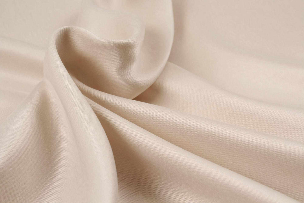 Cupro Viscose Blend Twill, Vegan Certified - AQUA (+40 Colors)-Fabric-FabricSight