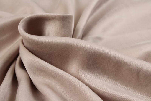 Cupro Viscose Blend Twill, Vegan Certified - AQUA (+40 Colors)-Fabric-FabricSight