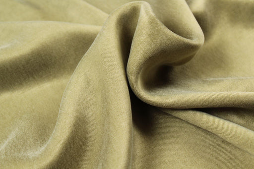 Cupro Viscose Blend Twill, Vegan Certified - AQUA (+40 Colors)-Fabric-FabricSight