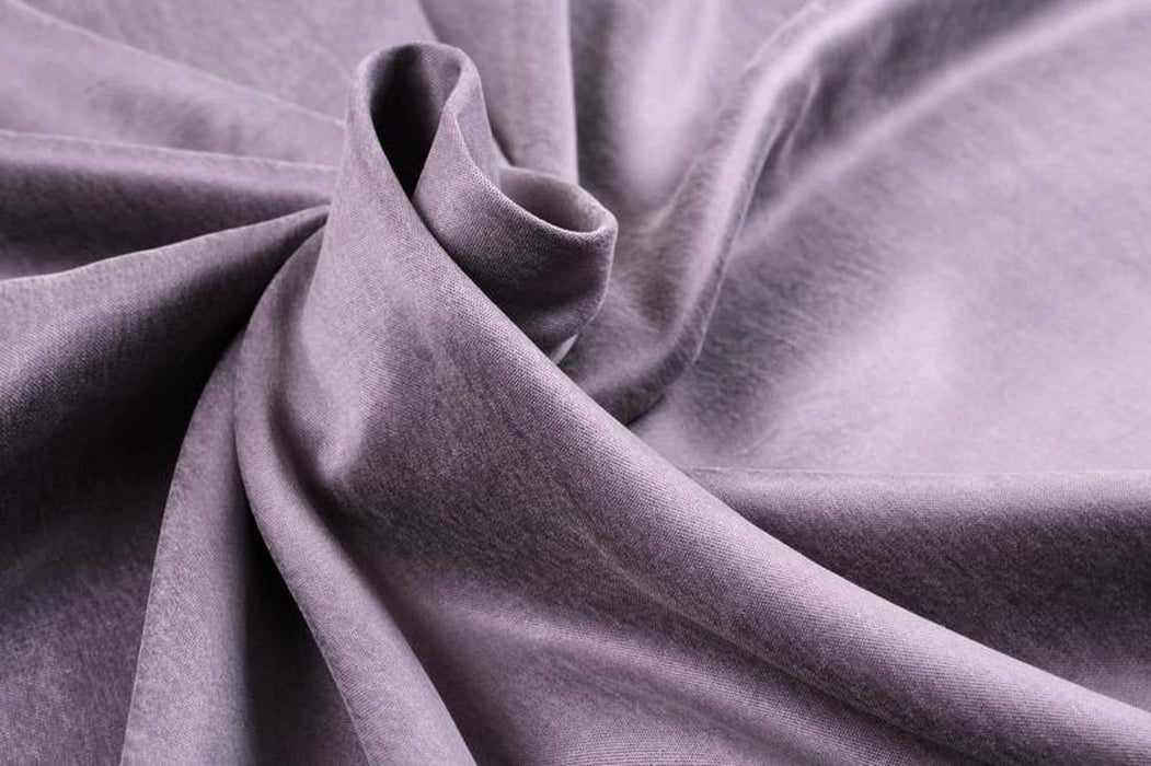 Cupro Viscose Blend Twill, Vegan Certified - AQUA (+40 Colors)-Fabric-FabricSight