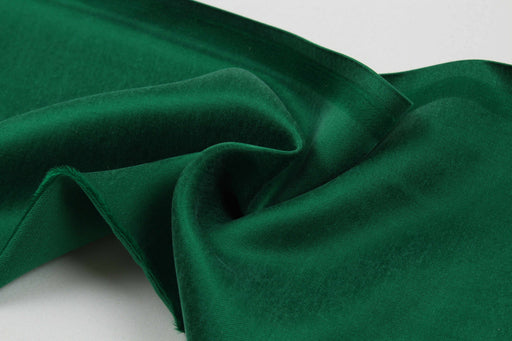 Cupro Viscose Blend Twill, Vegan Certified - Aqua (Limited Edition Colors)-Fabric-FabricSight