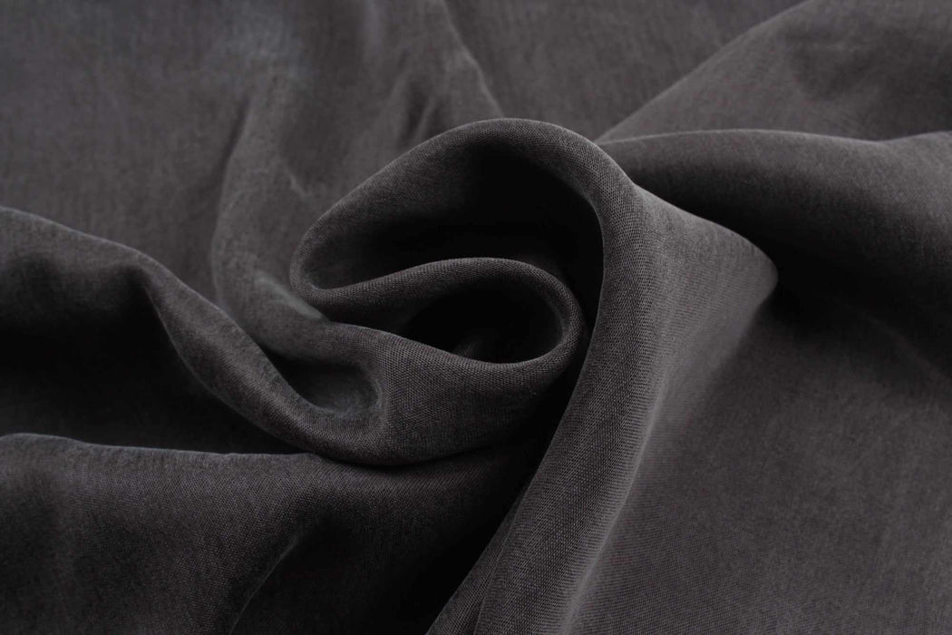 Cupro Viscose Blend Twill, Vegan Certified - Aqua (Limited Edition Colors)-Fabric-FabricSight