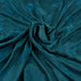 Cupro Viscose Floral Jacquard - Petrol Green-Fabric-FabricSight