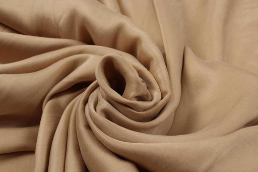 Cupro Viscose Satin Twill, Vegan Certified - Light-weight AQUA-Fabric-FabricSight