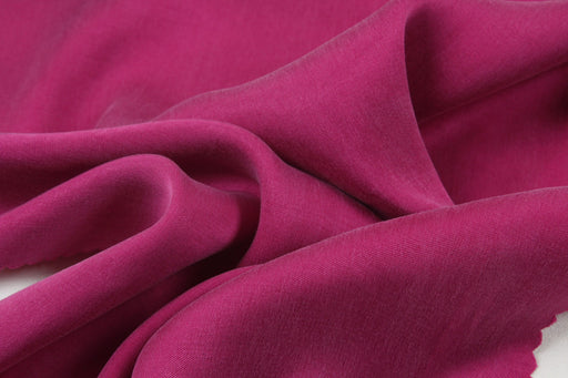 Cupro Viscose Satin Twill, Vegan Certified - Light-weight AQUA-Fabric-FabricSight