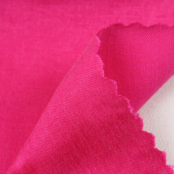 Cupro Viscose Satin Twill, Vegan Certified - Light-weight AQUA-Fabric-FabricSight