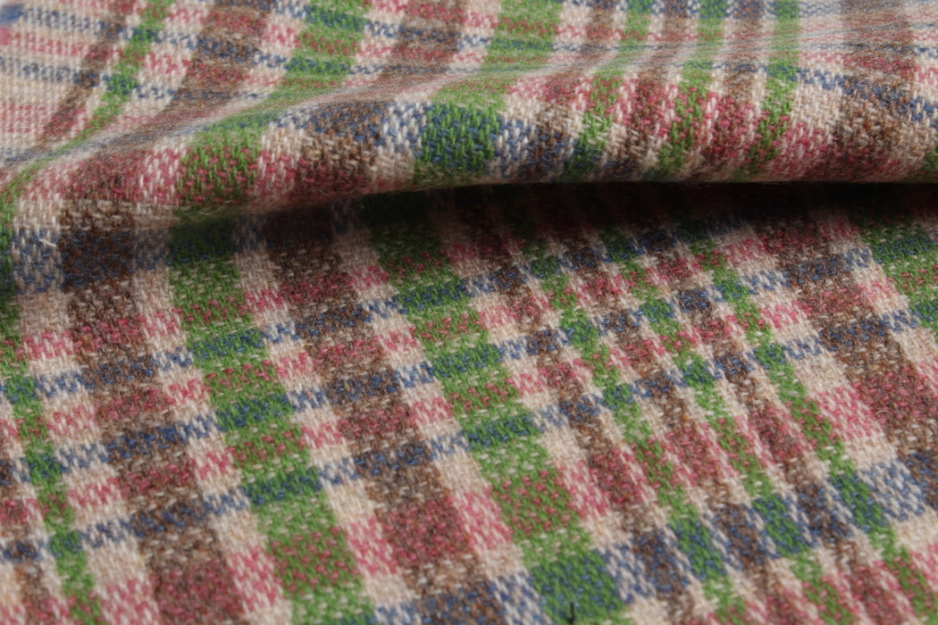 Multicolour Yarn-Dyed Wool Check – Italian Designer Stock