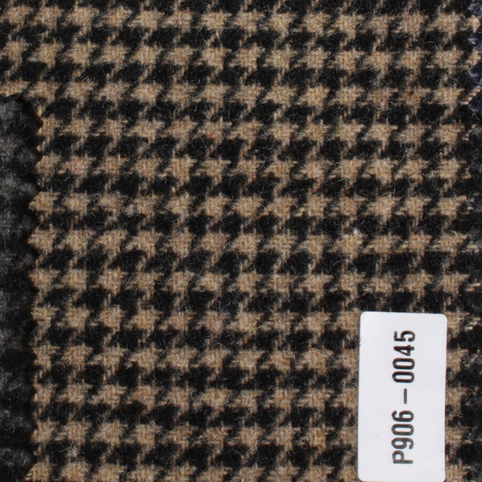 Wool Blend Houndstooth Coating – Heavy Winter Fabric – 5 Colors