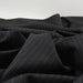 Diplomatic Stripes Twill for Suits - Polyester Blend - Black-Fabric-FabricSight