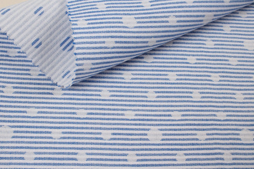 Dots and Stripes Summer Jacquard-Fabric-FabricSight