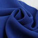 Double Crepe of Polyester and Acetate - Medium-weight - Blue-Fabric-FabricSight