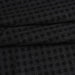 Double-Face Wool Check Fabric – Black & Grey – Designer Deadstock-Fabric-FabricSight