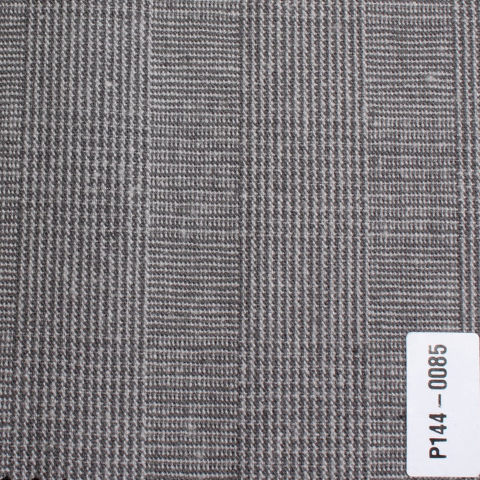 Cotton Linen Structured Prince of Wales Fabric – European Flax® – 5 Colors