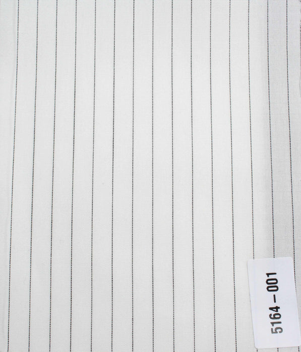 swatch-Easy-Iron Cotton Poplin 100/2 – Chalk Stripes (4 Colors)-Fabric-FabricSight