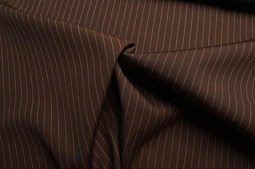 Easy-Iron Cotton Poplin 100/2 – Chalk Stripes (4 Colors)-Fabric-FabricSight