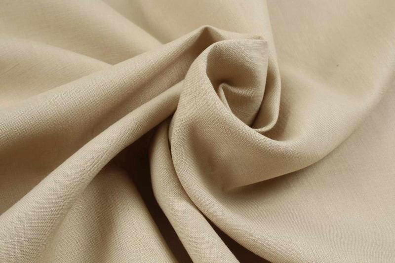 European Certified Linen for Bottoms - Camel Brown - 30 colors available-Fabric-FabricSight