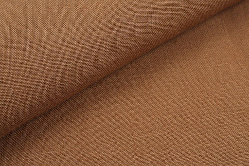 European Certified Linen for Bottoms - Camel Brown (Remnant)-Remnant-FabricSight