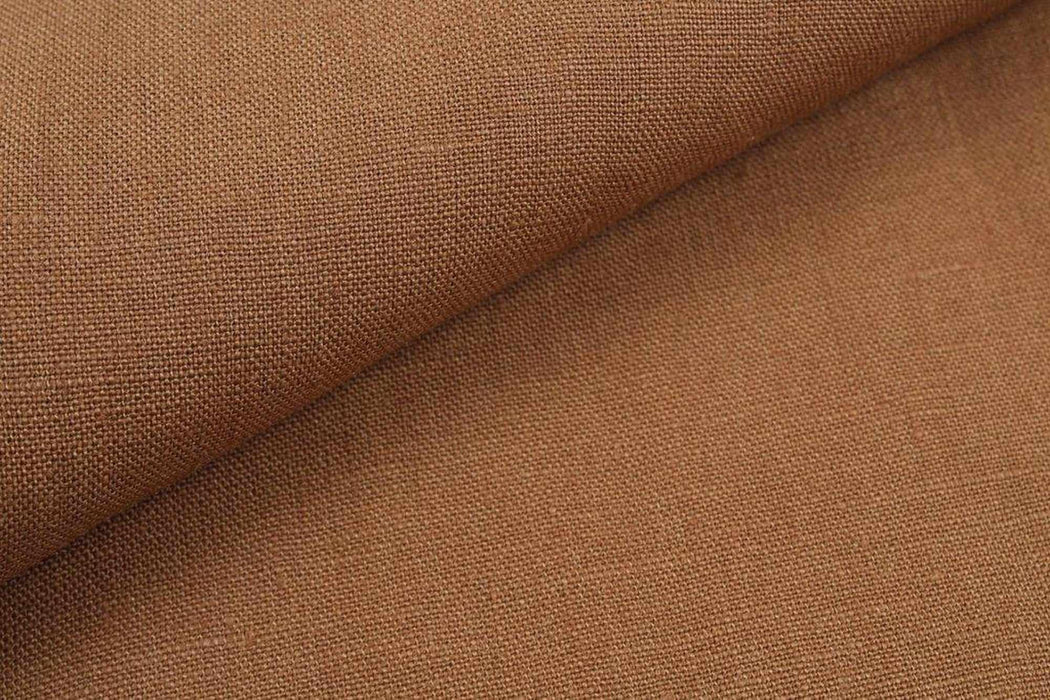 European Certified Linen for Bottoms (Camel) - Remnant-Remnant-FabricSight