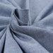 European Flax Certified Linen Cotton - Yarn Dyed - Navy (1Mt Remnant)-Remnant-FabricSight