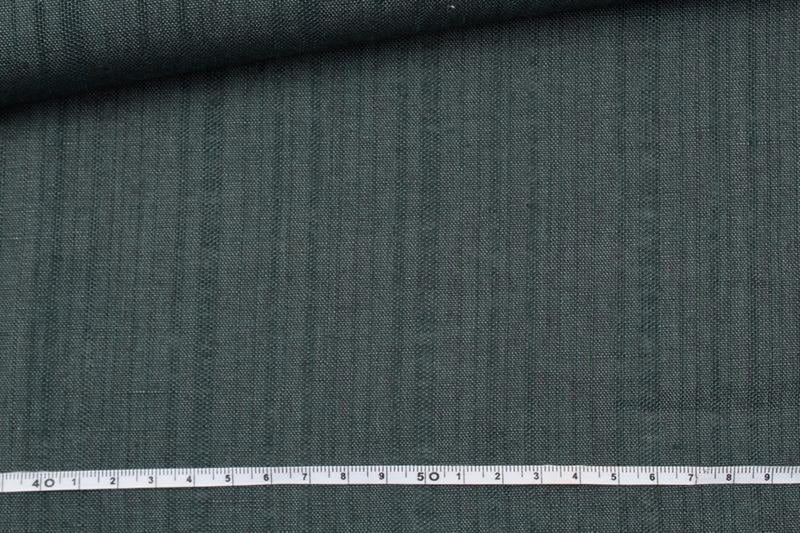 European Linen for Bottoms - Stripes Green - for Garment Wash-Fabric-FabricSight