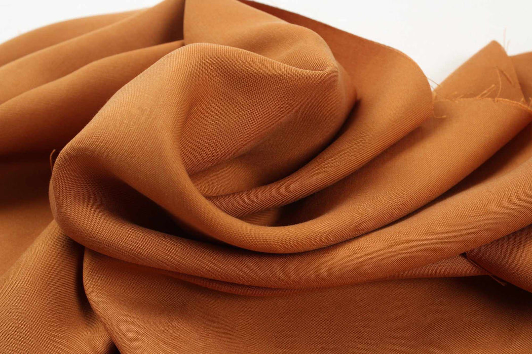 Extra Soft Finishing Tencel Twill for Dresses and Shirts - Tile (Remnant)-Remnant-FabricSight