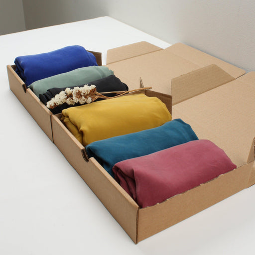 Fabric Box - Cupro Vivid Colors - Scarlet-Fabric-FabricSight