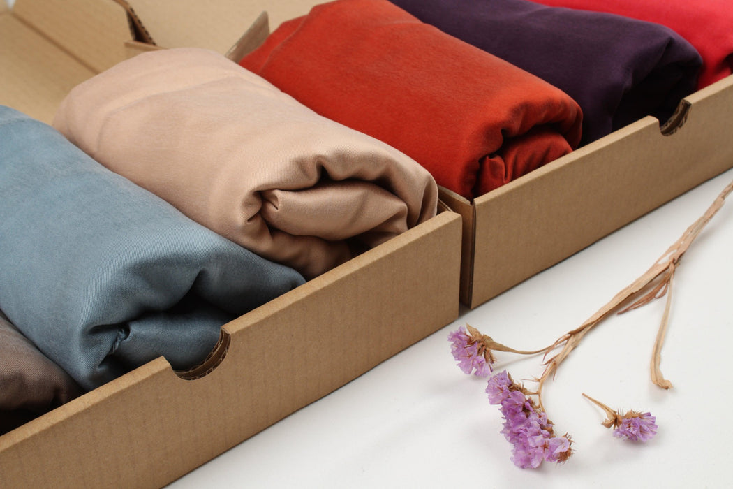 Fabrics Box - Colorful Cupro - Aqua-Fabric-FabricSight