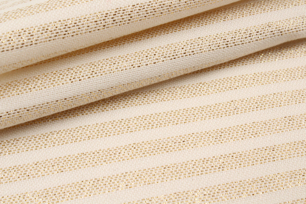 Fancy Cotton - Lurex Stripes-Fabric-FabricSight