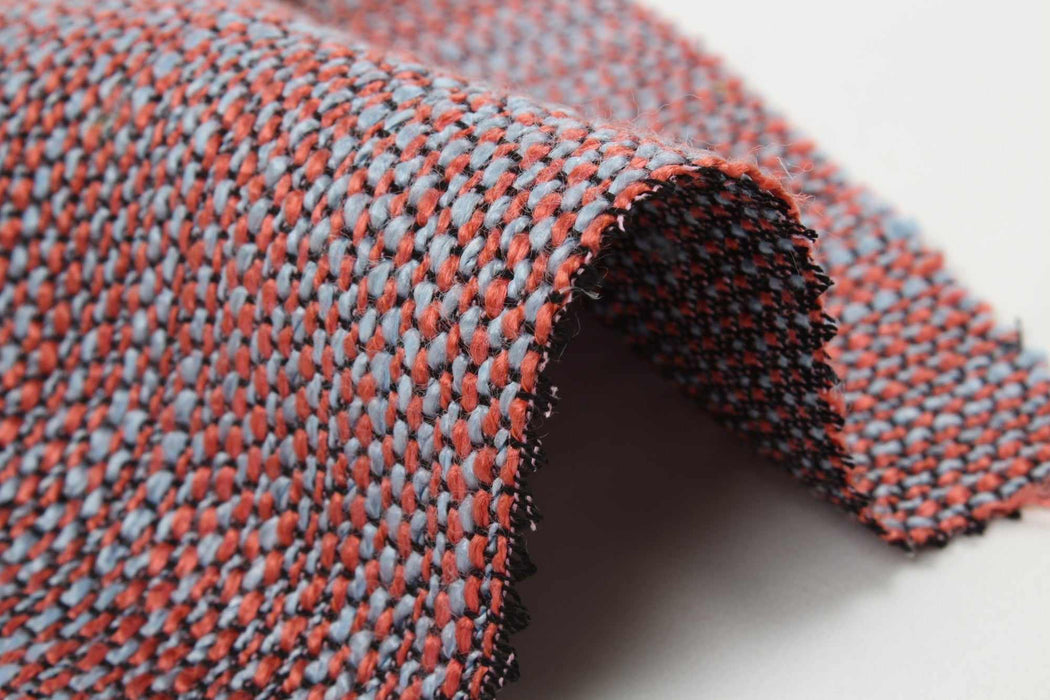 Fancy Multicolor Tweed Stripes - Viscose Blend - 11 Colors Available-Fabric-FabricSight