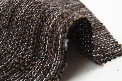 Fancy Multicolor Tweed Stripes - Viscose Blend - 11 Colors Available-Fabric-FabricSight