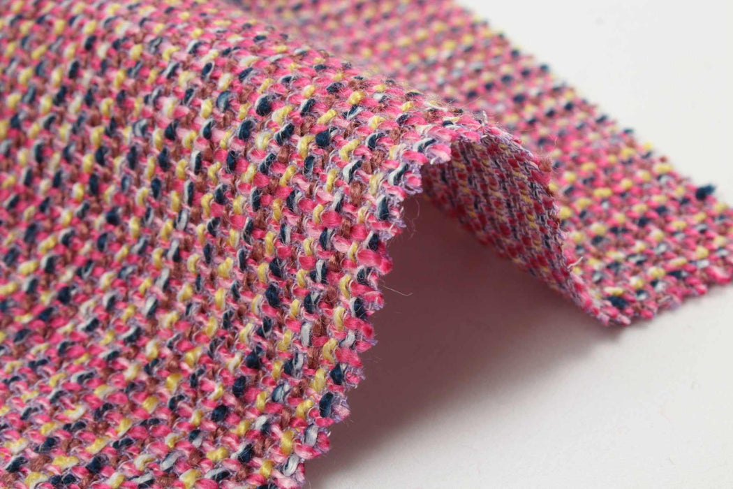 Fancy Multicolor Tweed - Viscose Blend - 5 Colors Available-Fabric-FabricSight