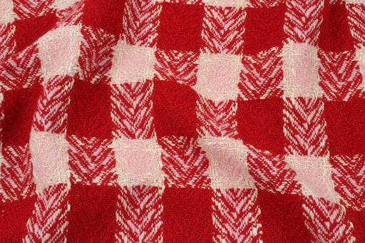 Fancy Recycled Wool Tweed - Checks-Fabric-FabricSight