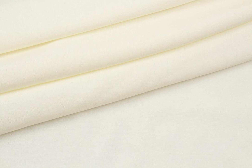 Fine Touch Shirting Viscose - Off-White (Remnant)-Remnant-FabricSight
