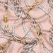 Fluid Printed Twill Satin - Chains - Double Face-Surplus-FabricSight