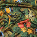 Fluid Printed Twill Satin - Tropical - Double Face-Surplus-FabricSight