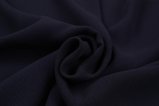 Fluid Viscose Jacquard for Blouses - Navy-Fabric-FabricSight