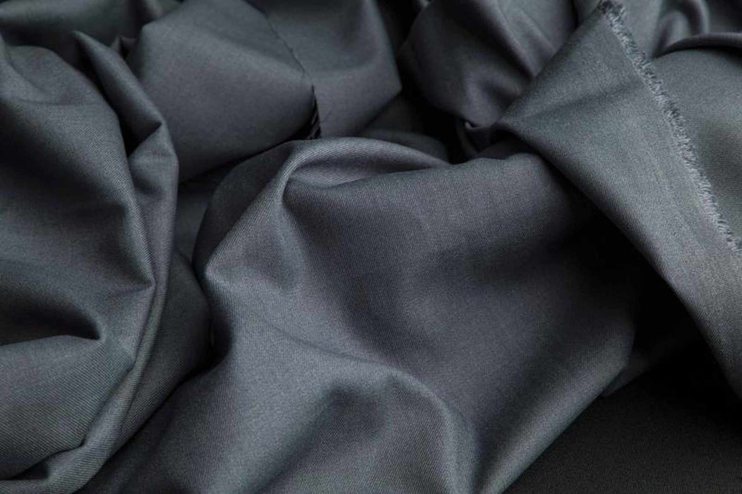 Formal Stretch Twill – Recycled Polyester Blend for Tailoring - ARAGON-Fabric-FabricSight