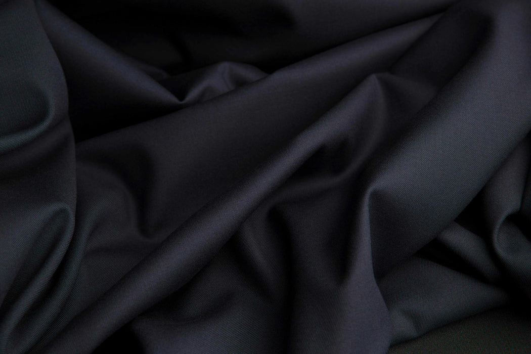 Formal Stretch Twill – Recycled Polyester Blend for Tailoring - ARAGON-Fabric-FabricSight