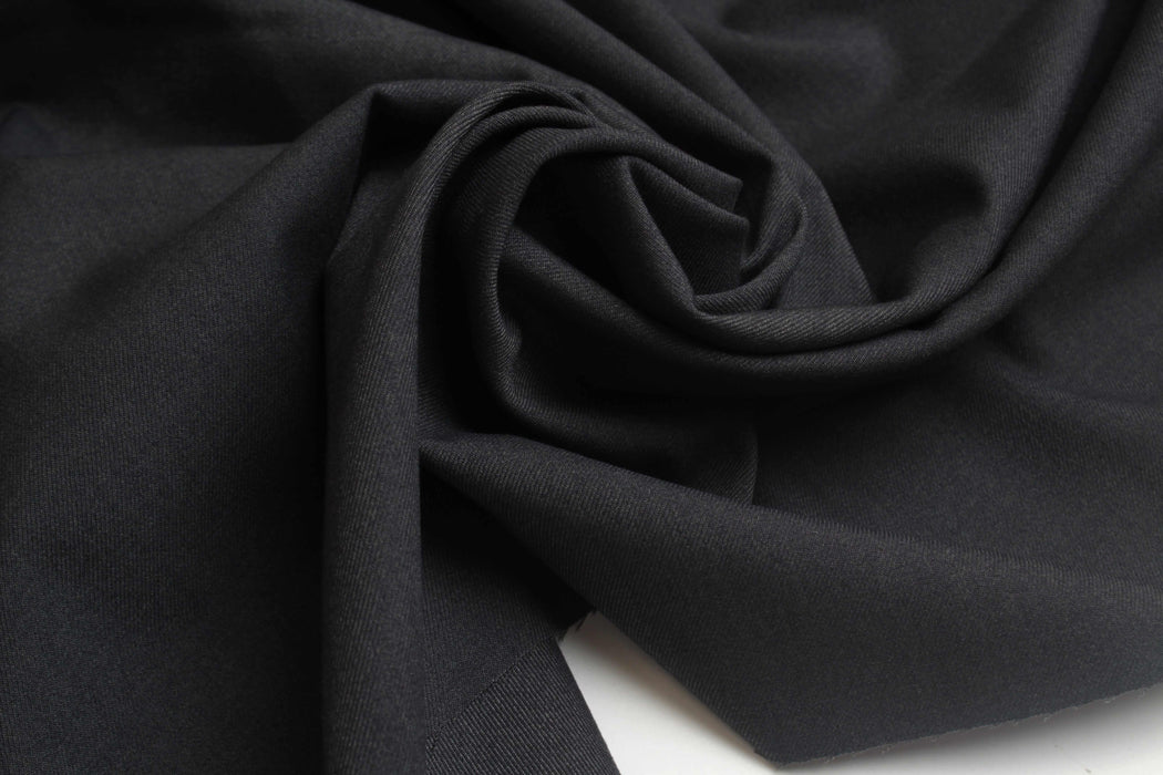 Formal Stretch Twill – Recycled Polyester Blend for Tailoring - ARAGON-Fabric-FabricSight